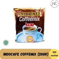 (COD) INDOCAFE COFFEE MIX 20gr isi 100pcs Coffe Instan