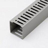 PVC Cable Tray/Duct Slotted 1.0 Meter Length 30 x 30mm/50 x 50mm/80 x 80mm