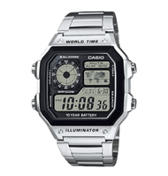 M&F Watch นาฬิกาข้อมือ Casio Digital รุ่น AE-1200WHL-5A สายหนังใหม่ AE-1200WHD-1A ยอดนิยม AE-1200WHB