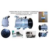 MGC [COMPRESSOR][AD3 3TON HYUNDAI/INOKOM][HANON][1A HCC 24V 3TON ENGINE REF:99250-5H030][AC] MGC