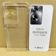 CLEAR HD CASE TRANSPARENT 2.0MM THICK CLEAR OPPO A79 / A78 4G / A78 5G / A78 NFC / A77S / A76 / A74 