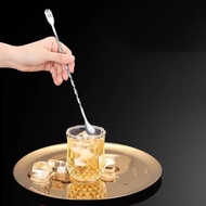 長柄雞尾酒調酒勺不銹鋼雙頭勺攪拌棒螺旋攪拌棒 Cocktail Bar Stir Spoon Mixing Spoon Long Handle Bar Accessories Bar Tools