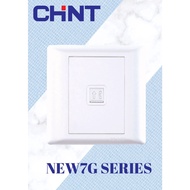 CHINT New7G 1 Gang 4 Core Telephone Socket
