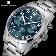 PAGANI DESIGN New Luxury Men's Watch Stainless Steel Sapphire Mirror Quartz Watch Automatic Calendar Chronograph Watch