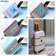 LEMONTRE Luggage Tag Suitcase Baggage Bag Accessories Baggage Boarding ID Address Holder