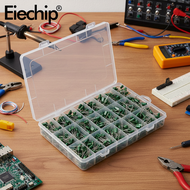 100V 180/660pcs Polyester Film Capacitor Set 18/24values with 2A331 2A471 2A561 2A681 2A102 2A102J 2