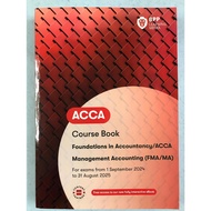BPP ACCA Management Accounting (FMA/MA) Course Book (For exams from 1/9/2024 to 31/8/2025) preloved 