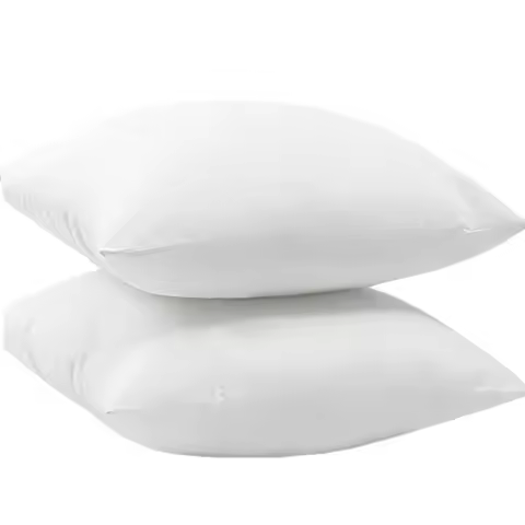 45x45cm Square Pillow Insert PP Cotton Filling Cushion Core for 40x40cm Cover Milled cloth White Thr