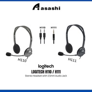 Logitech H110 / H111 Stereo Headset with 3.5mm Audio Jack