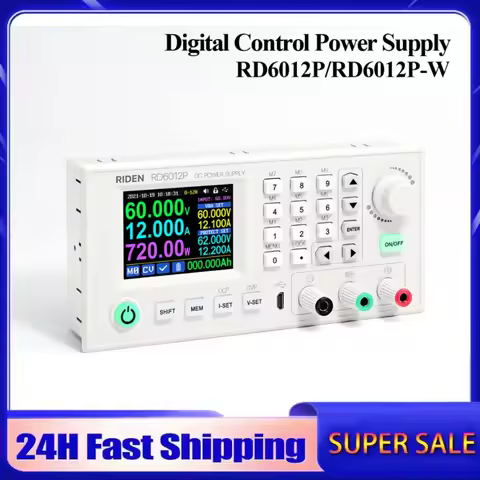 RD RD6012P RD6012PW USB WiFi 5 Digit DC to DC Voltage Step down Power Supply Adjustable buck convert