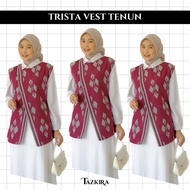 TAZKIRA - TRISTA VEST - WOMEN'S WOVEN BATIK - WOMEN'S VEST - WOVEN VEST - WOMEN'S BATIK VEST