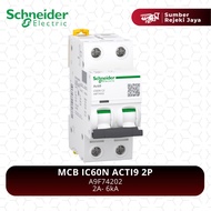Schneider MCB IC60N ACTI9 2P 2A 6kA | A9F74202