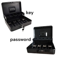 TRENY Cash Drawer Box Cash Drawer Box Money Storage Box Locker Safety Money Box With Password