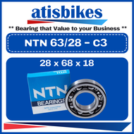DIJAMIN JAPAN NTN !! 63 28 63/28 JAPAN NTN Crankshaft Bearings Motorcycle 28mm X 68mm X 18mm