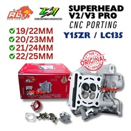 REDLEO ESR 21/24 19/22 20/23 22/25 LC135 Y15ZR Superhead V2/V3 Pro CNC Porting 21mm x 24mm y15 lc su