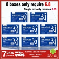 【High quality】Dental Floss Tooth Picks Flosser Stick Disposable Daily Oral Cleaning Floss Superfine 