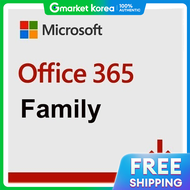 Microsoft 365 Family Korean / Office 365 ESD / 6 PCs