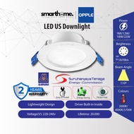 OPPLE LED US Downlight R70/R125/R150/R175/R200 4inch 5inch 6inch 7inch 8inch 4W 9W 12W 18W 22W with 