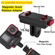 Magnetic Quick Release Adapter for Insta360 Ace Pro 2 Expansion Base Bracket Tripod Mount for Insta3