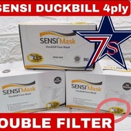 Masker Sensi Duckbill 4Ply Original Face Duck 3 Ply Isi 50Pcs