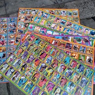 5 Lembar Mainan Kartu Poster Guntinh Gambar Naruto Boboiboy ML Pokemon