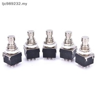 【NIMY】 5 pcs 3PDT 9-Pin Guitar Effects Stomp Switch Pedal Box Foot Metal True Bypass