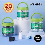 WM (1 jar contains 20) ROBOT RT-K4s ROBOT RT-K4s single output 5v/1A ORIGINAL OFFICIAL 1 year WARRAN