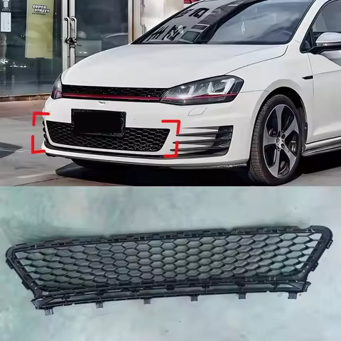 For Volkswagen Golf 7 GTI 2014-2017 Front Lower Bumper Grille Air Intake Mesh Grill Exterior Modific