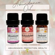 HS Abundance Oil Bundle India Sandalwood, Abundance, Defense Pure Essential Oil Bring Positive Energ