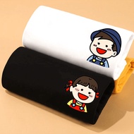不二家牛奶妹 情侣T恤 Milky Peko Chan &amp; Poko Chan Cute Matching Couple Tees Adult Unisex Cotton T-Shirts