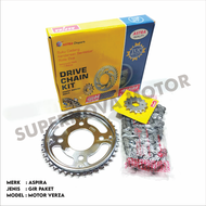 GIR PAKET GEAR SET VERZA GIR PAKET ASPIRA MOTOR HONDA VERZA MERK ASPIRA