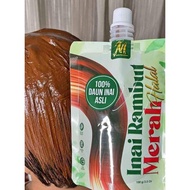 🔥HALAL🔥 INAI RAMBUT MERAH | RAMBUT MERAH HALAL | HENNA HAIR | PEWARNA RAMBUT MERAH INAI ASLI RAMBUT 