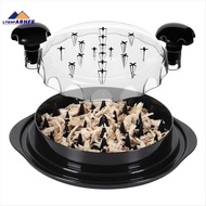 1 PCS Chicken Shredder Tool Twist Meat Shredder with Handles and Non-Skid Base Chicken Shredder Brea