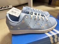 Adidas Stan Smith J 藍色雛菊