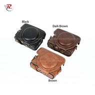 LARRY Sony RX100VII Pu Leather Camera Bag Case Pouch For Sony RX100VII RX100VI RX100V RX100IV RX100I