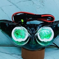 Biled Headlight Reflector UK 2.5 Inch Jupiter Z New Burhan 2007-2009 Ready to Install