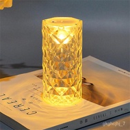 YQ2 XIAOMI Romantic Diamond Atmosphere Light Night Light LED Crystal Table Lamp Rose Light Projector Room Decoration Hom