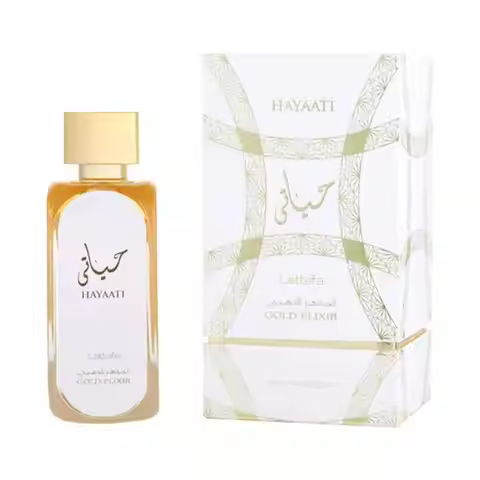 Hayaati Gold Elixir men Eau De Parfum Spray 100ml Amber Woody Fragrance Men's Perfume Authentic Orig