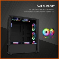 ✑ ⊙ ☑️ Fantech Pulse CG71 RGB Mid Tower Case Black, Best Seller, Brand New, Original, Cheapest, Plu