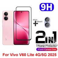 2 in 1 Screen Protector For Vivo V60 Lite 5G 2025 vivo V60 V60 Lite 4G 5G 2025 Full Coverage HD Temp