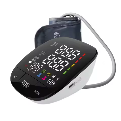 Kingclinic Blood Pressure Monitor Digital Eectronic Automatic BP Machine Heart Rate Pulse Monitor Lo