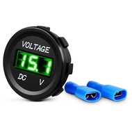 DC 12V LED Panel Digital Voltage Meter Display Voltmeter for Boat Marine Vehicle Motorcycle Truck ATV UTV