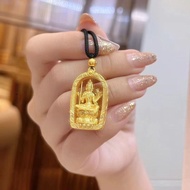 佛牌Buddha Amulet  四面佛牌嘎嘎盒吊坠大吉大利象鼻女士项链男女款古法轻奢复古高级