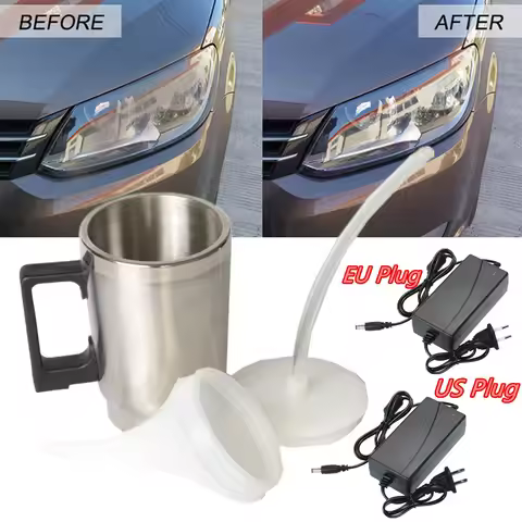 Renovation Car Headlight Lens Restoration Repair Kit Polishing Cleaner Cleaning Tool Fumigation Heat