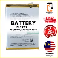 [MPS]COMPATIBLE FOR OP A93/ F17 PRO/ A92S/ RENO 4Z 5G ORIGINAL BATTERY BLP779 4000mAh BATERI REPLACE