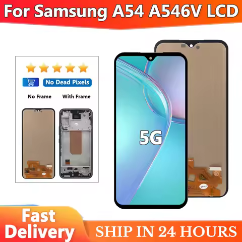 AMOLED Display for Samsung A54 5G LCD A546B A546E A546U Display Touch Screen Digitizer Assembly Repl