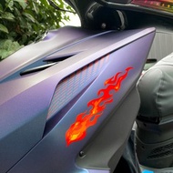 火焰貼紙 汽車機車貼紙 2張圖可連接 防水耐曬 側裙貼紙
