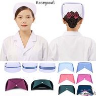 ROSEGOODS Nurse Hat, Accessories Nurse Headband Swallowtail Hat,  Costume Accessories Durable Work C