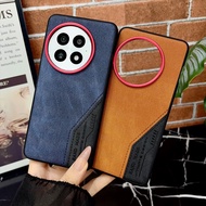 For OnePlus 13 13R 15 15R 15T Case Stylish Denim Skin-friendly PU Leather Cover Shockproof Metal Len