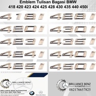 Emblem bmw 418I 420I 423I 425I 428I 430I 435I 440I 450I Luggage Emblem Restock